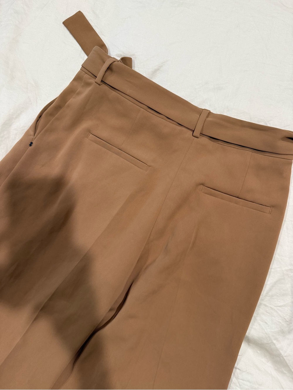 Sportmax women’s Tailored Brown Dress wide leg capri pants